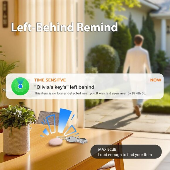 Air Tracker Tags- 4 Pack, New Bluetooth Tracker Works with Apple Find My APP -iO - Picture 8 of 10